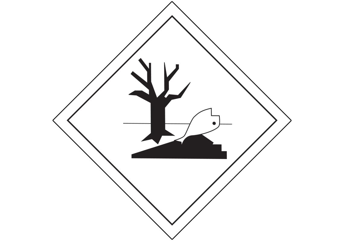 Plaque alu symbole danger n°11 